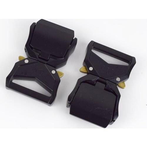 Mens 38mm Belt Buckle Tactical Military Combat Training Strap Metal Buckle Quick Release Wear-resistant Alloy Buckle