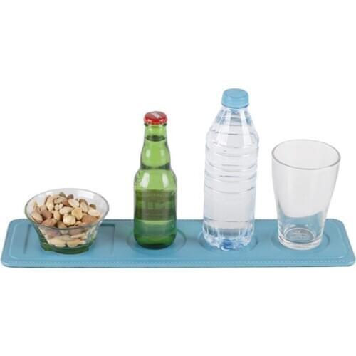 Desktop Bottle Cup Nuts Holder Leather Organizer Coaster Bottle Holder Cup Holder