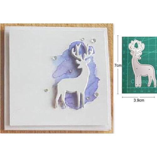 Customized dies Christmas Elk Deer Metal Cutting Dies DIY Scrapbooking Embossing dies Craft Knife Mould Blade Punch Stencil Dies