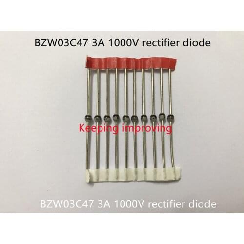Original new 100% BZW03C47 3A 1000V rectifier diode (Inductor)