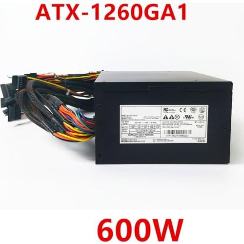 Original New PSU For Enhance 600W Switching Power Supply ATX-1260GA1