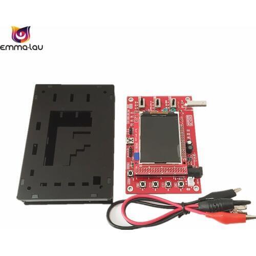 0-200KHz Bandwidth Fully Assembled DSO138 Open Source 2.4" TFT Digital Oscilloscope (1Msps) With Free Probe Black Shell
