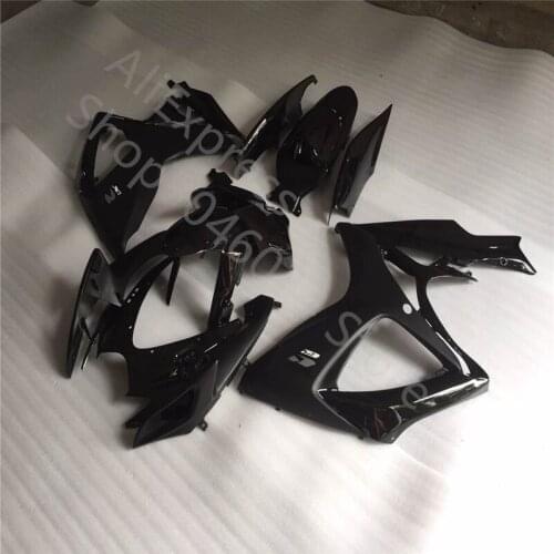 Custom Fairing For GSXR600 750 06-07 GSXR 750 06 07 GSXR 600 R750 K6 2006-2007 2006 2007 for Suzuki full black Fairing