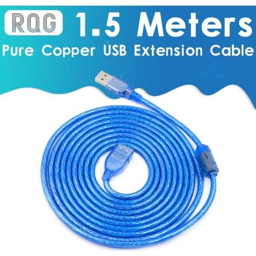 Pure copper USB extension cable USB extension cable 1.5 meters high speed 2.0 USB extension cable data cable