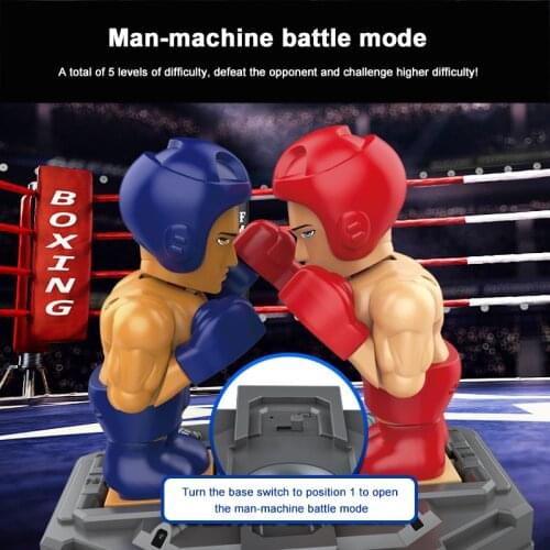 Remote Sensing Fighting Robot Boxing Fighting Double Game Interactive Educational Electric Childrens Toy