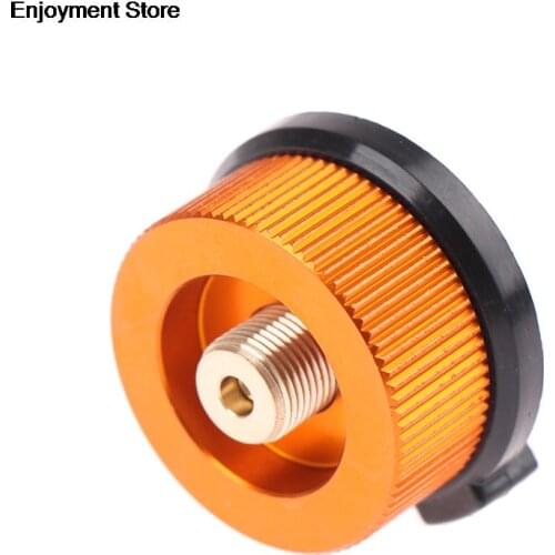 Outdoor Camping Hiking Equipment Aluminum Adapter Flat Gas Valve Canister Gas Convertor Shifter Cylinder NEW
