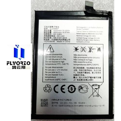 Brand new original 5000mAh/4850mAh TLP048A Battery For Alcatel TLP048A Mobile Phone