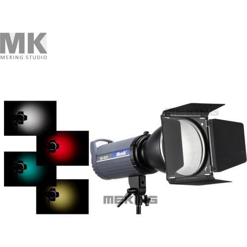 Studio Flash Barndoor Strobe Honeycomb Light Control snoot 15cmwith Gel Filter Color for Strobe Monolight Studio Flash