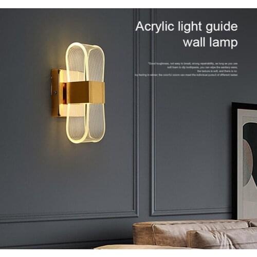 LED wall lamp bedroom bedside guide light guest room corridor staircase creative personality warm romantic Light Fixture