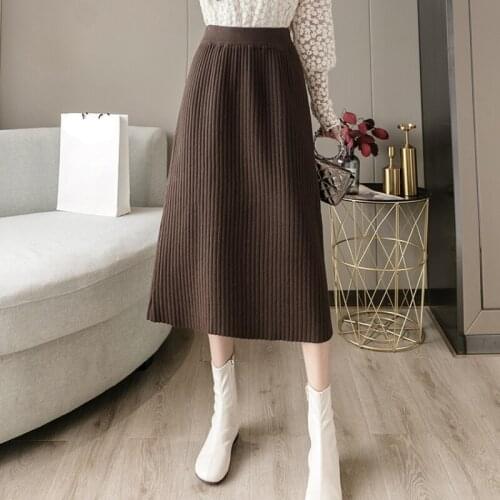 YUAZHOQI Women's Knitted Skirts