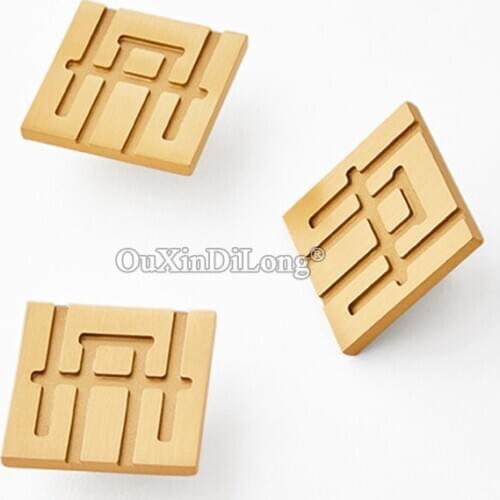 Top Quality 10PCS European Pure Brass Cabinet Door Handles Cupboard Wardrobe Drawer Kitchen Shoe Cabinet Pulls Handles and Knobs