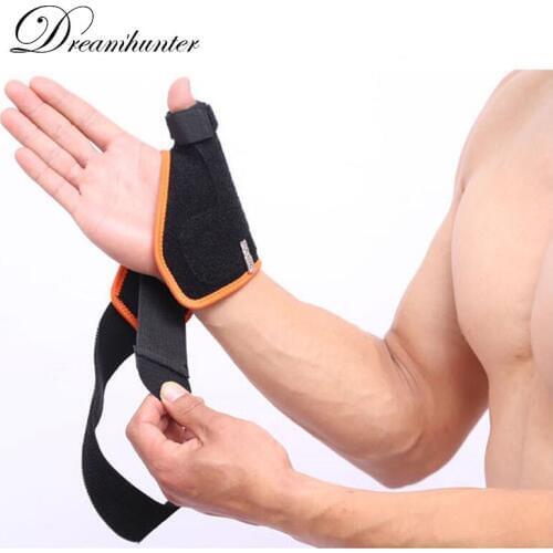 Basketball Wrist Supports Wraps Strap Double Fixed Thumb Sprain Protective Tendon Sheath Fracture Stabilizer Wristband Protector