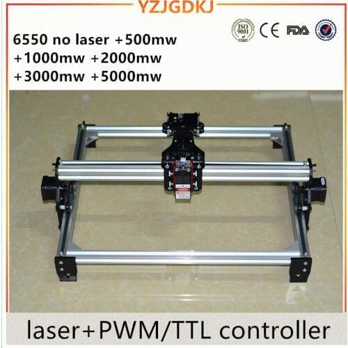 Free shipping No laser 65*50cm DIY laser engraving machine, compatible with benbox software, aluminum alloy + acrylic body