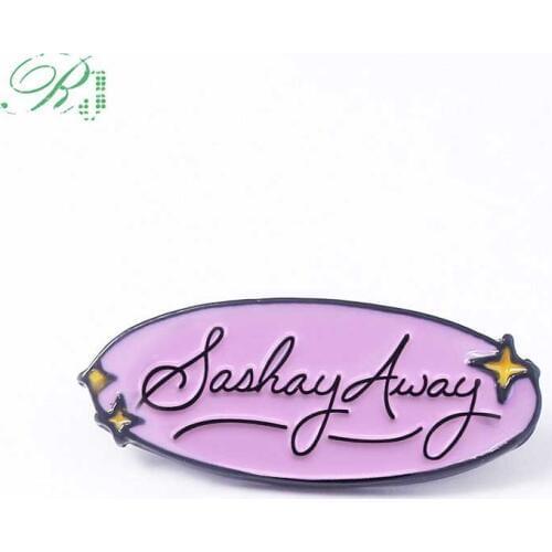 RJ Sashay Away Brooches RuPaul Drag Race Pins Katya Zamolodchikova LGBT RPDR Star Enamel Badge Bag Shirt Coat Jewelry Xmas Gift