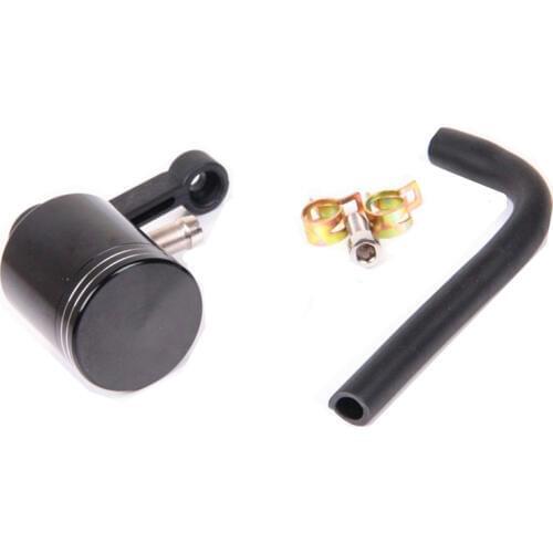 Black Universal Motorcycle Master Cylinder Fluid Oil Reservoir Front Brake Clutch Tank For Ducati Monster Honda Kawasaki Yamaha