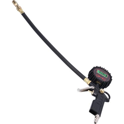 Oto aksesuar araba aksesuar Digital Tire Inflation Tester Pressure Gauge 250PSI High Accuracy with LED Flashlight for Car