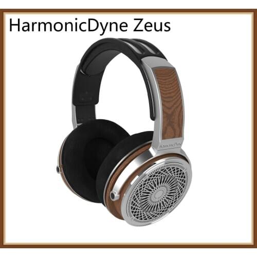 HarmonicDyne Zeus Acoustic 50mm Dynamic Hifi Music Monitor DJ Studio Audiophile Musician Over Head Stereo MMCX Headphone Headset
