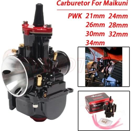 21 24 26 28 30 32 34mm PWK carburetor for MAIKUNI 2T 4T engine motorcycle scooter UTV ATV universal