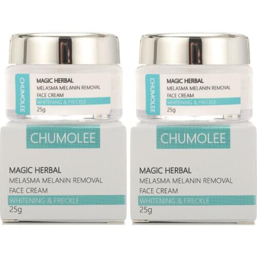 2pcs CHUMOLEE Strong Whitening Cream Remove Melasma Acne Pigment Spots Melanin Pregnancy spot Face Cream Skin Care Freckle Cream