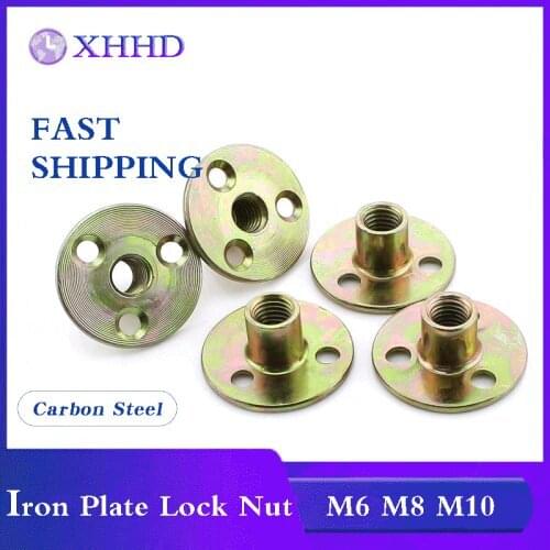 Iron Plate Lock Nut M6 M8 M10