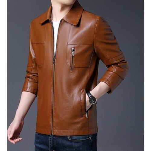 MANTLCONX Mens Leather Coat Fashion Faux Leather Motorcycle Biker Jacket Windproof PU Jackets Men Plus Size 5XL Brand Clothing