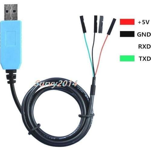 1PCS PL2303TA USB TTL to RS232 Converter Serial Cable module for win XP/VISTA/7/8