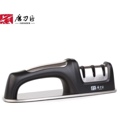 GRINDER New Kitchen knife sharpener TG1806 3-Stages Roller (Diamond&ceramic) Fast sharpening stone Professional Grinder tools