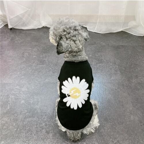 Pet Dog Clothes For Small Dogs Dollar print Spring summer Puppy Cat Cotton T-shirt cool Vest Pet Clothing Chihuahua Pug Shirts