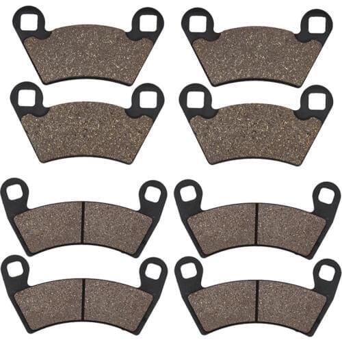 Cyleto Motorcycle Front and Rear Brake Pads for POLARIS 800 Ranger HD / XP / 6x6 / Crew 2010-2015