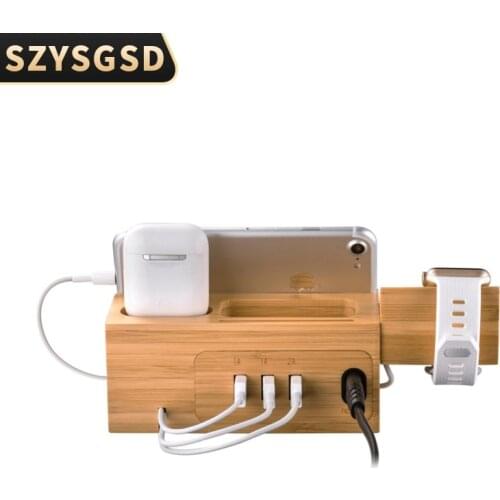 SZYSGSD 2A Fast Charger Stand for Samsung galaxy S9 S8 note 8 Charger Desk Holder for Apple Watch 2 3 Charger Stand for iPhone 7