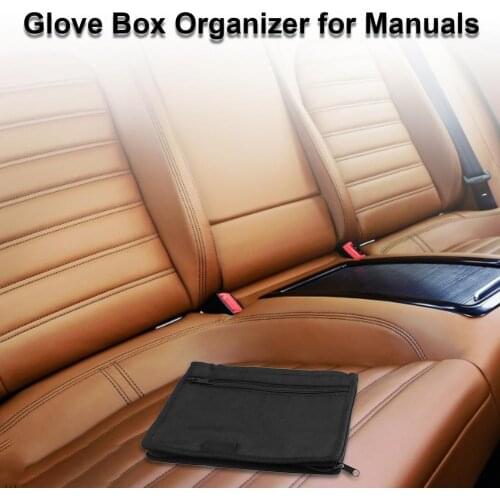 Universal Car Glove Box Storage Bag Organizer Multi Pockets Oxford Cloth Manuals Documents Storage Holder Interior Accessories