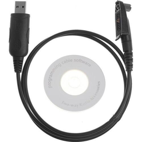 High Quality USB Programming cable for motorola gp388 gp344 gp328plus gp338plus etc walkie talkie with CD driver