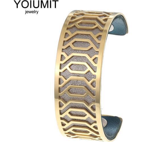 Cremo Gold Fashion Simple Bangles Stainless Steel Bracelet & Bangles For Women Jewelry Argent Cuff Bracelet Manchette Femme