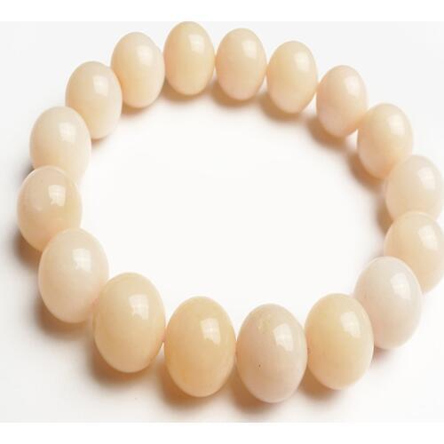 2018 New Arrival Stretch Charm Bracelets For Women Fashion Jewelry 12mm Genuine Opal Natural Stone Round Bead Bracele Femme