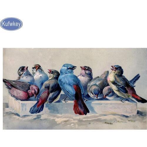 Birds diamond painting accessories,Diamond Embroidery large,Full Square round Drill 5d DIY Picture Of mosaic Rhinestone painting