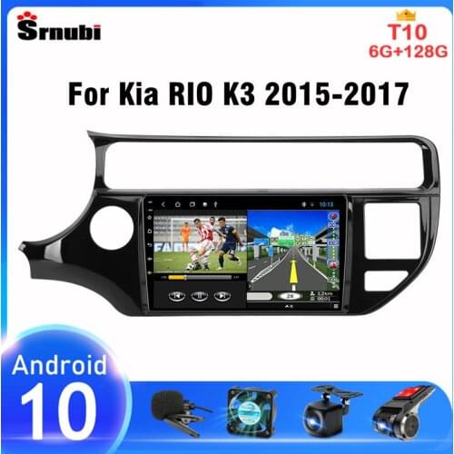 Android 10.0 Car Radio Multimedia Video Player For Kia RIO K3 2015 - 2017 GPS Navigation WIFI Carplay 2 Din DVD Stereo Head Unit