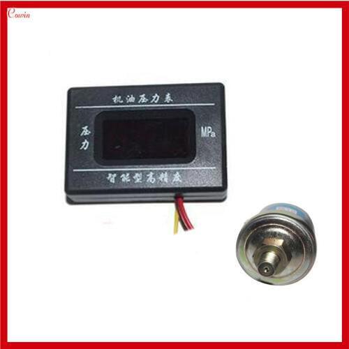 New Digital 12v/24v Auto Truck Car Oil Pressure Gauge Electrical Oil Pressure Meter Monitor