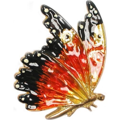 12pcs/lot Wholesale Fashion Brooch Enamel Butterfly Pin brooches Jewelry Gift C102233