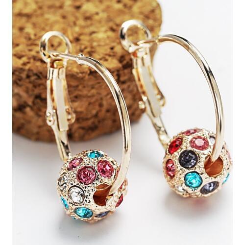 Celadon Earrings With Stones