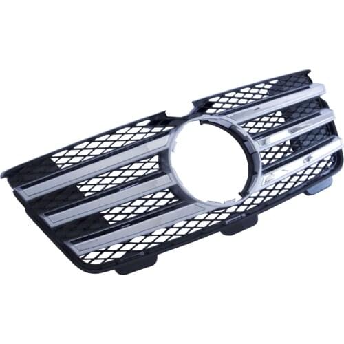 Charm2021 Fit For Benz Mercedes Gl X164 Air Grille 09-10 Three Horizontal Front Middle Net Water Tank Mask