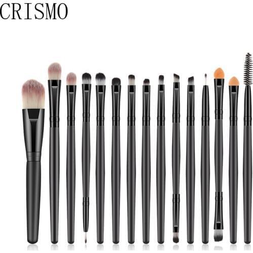 CRISMO Eye Makeup Brushes Set Professional Powder Foundation Eyeshadow Eyeliner Eyelash Lip Make Up Brush Beauty Cosmetic Tools