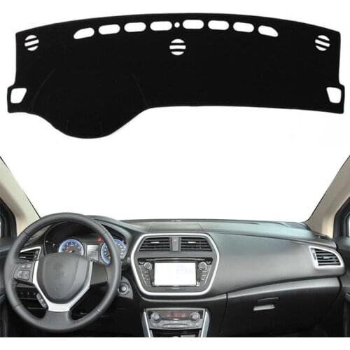 For Suzuki SX4 S-Cross 2014-2019 Dashmat Dashboard Cover Mat Pad Dash Sunshade Protect Carpet Car Accessories Maruti SX-4 SCross