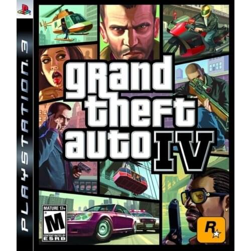 GTA 4 Ps3 Games Playstation Grand Theft Auto 4 Video Game Console The Most Fun Popular