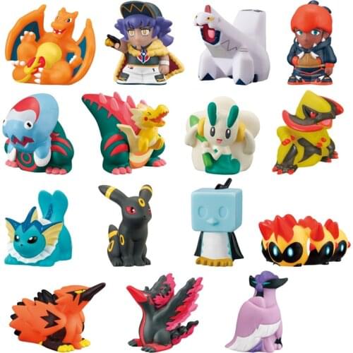 Bandai Pokemon CANDY Toys Leon Raihan Charizard Duraludon Haxorus Dracovish Dracozolt Haxorus Floette Anime Action Figure Toys