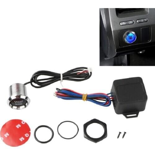12V Auto Car Engine Start Stop Push Button Keyless Entry Ignition Starter Switch