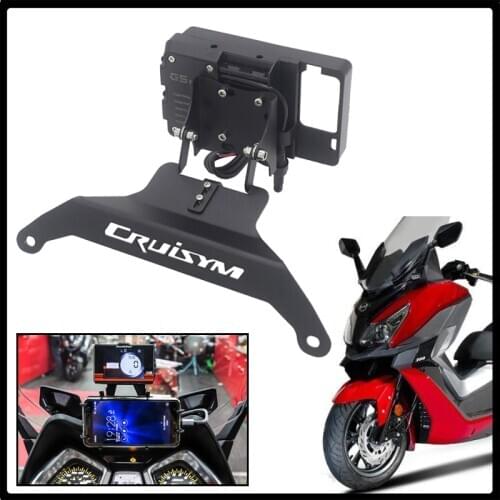 For SYM JOYMAX Z 300 2019 2018 2017 Windshield Mount Navigation Bracket GPS Smartphone Holder Motorcycle