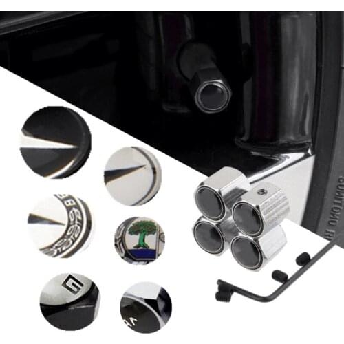 Car Tire Valve Cover Wheel Decoration for Mercedes Benz AMG Logo CLA SL W176 W205 W211 W212 W213 W203 W204 W168 A45 ML C E Class