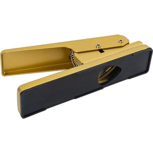 Guitar Pick Maker Plectrum Cutter Punch for Guitar DIY Accessories Golden