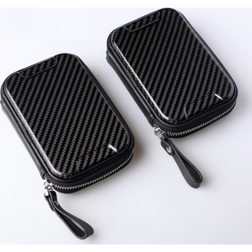 Fashion Carbon fiber Multifunctional Bank card package Card bag For Car bag case wallet