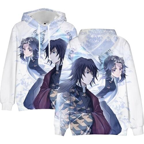 New Hooded 3D Comic Kimetsu no Yaiba Hoodies Sweatshirts Men Women Autumn Kids Hoodie Demon Slayer Suitable Boys Girls Pullovers